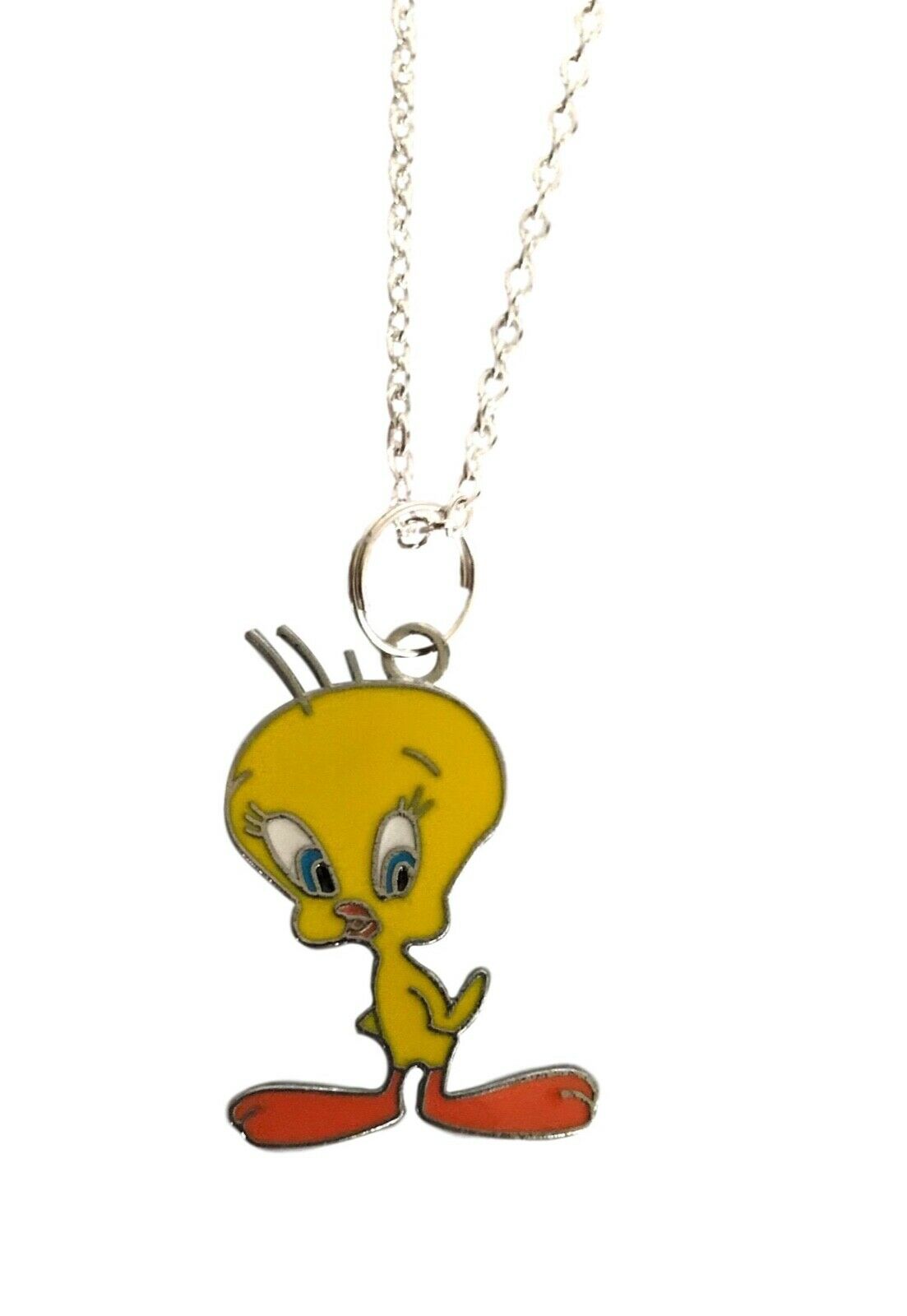 Tweety Bird Cartoon Character Pendant Chain Necklace