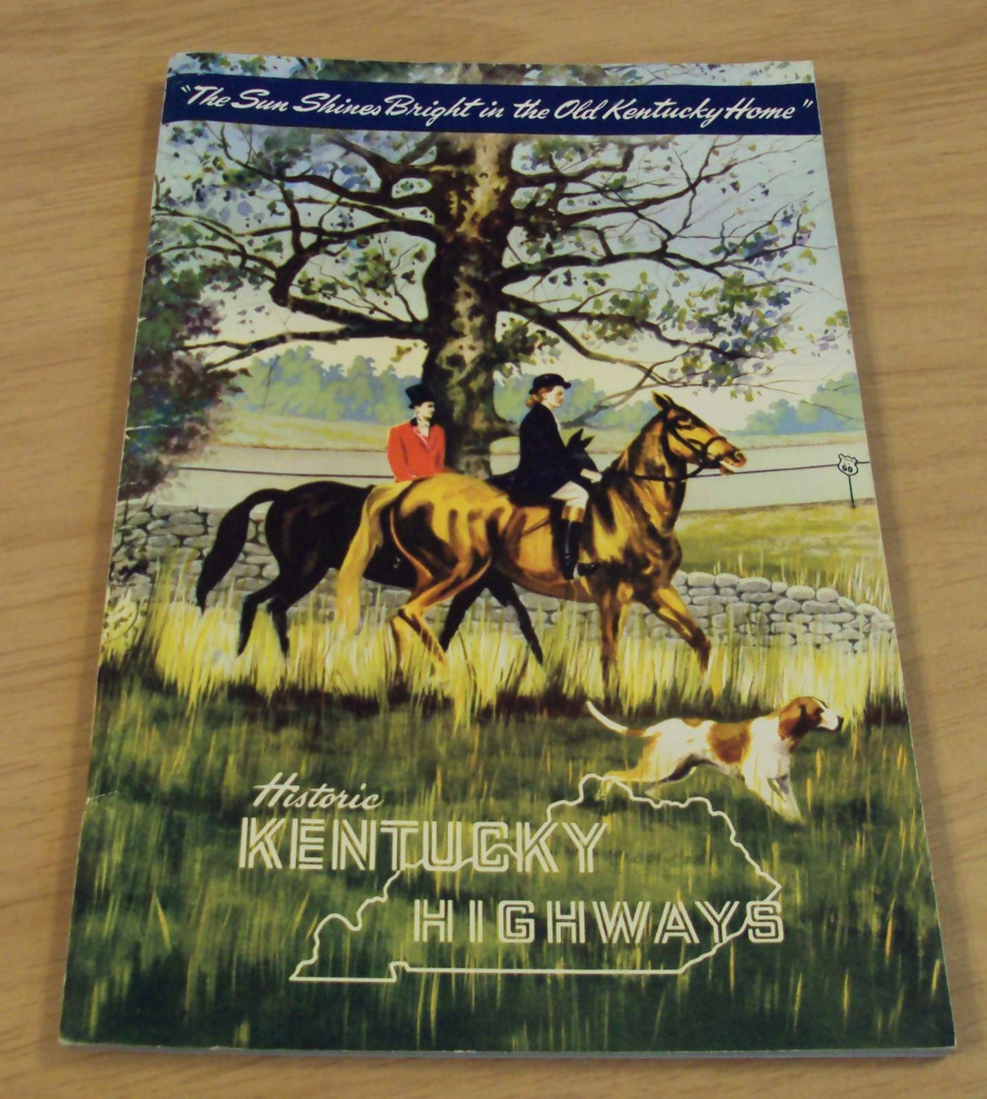 1949 Souvenir Guidebook~"historic Kentucky Highways"~photos Map~