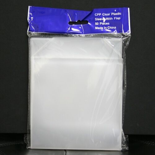 Brand New Premium 500 Cpp Clear Plastic Cd Dvd Sleeve With Flap 100 Microns