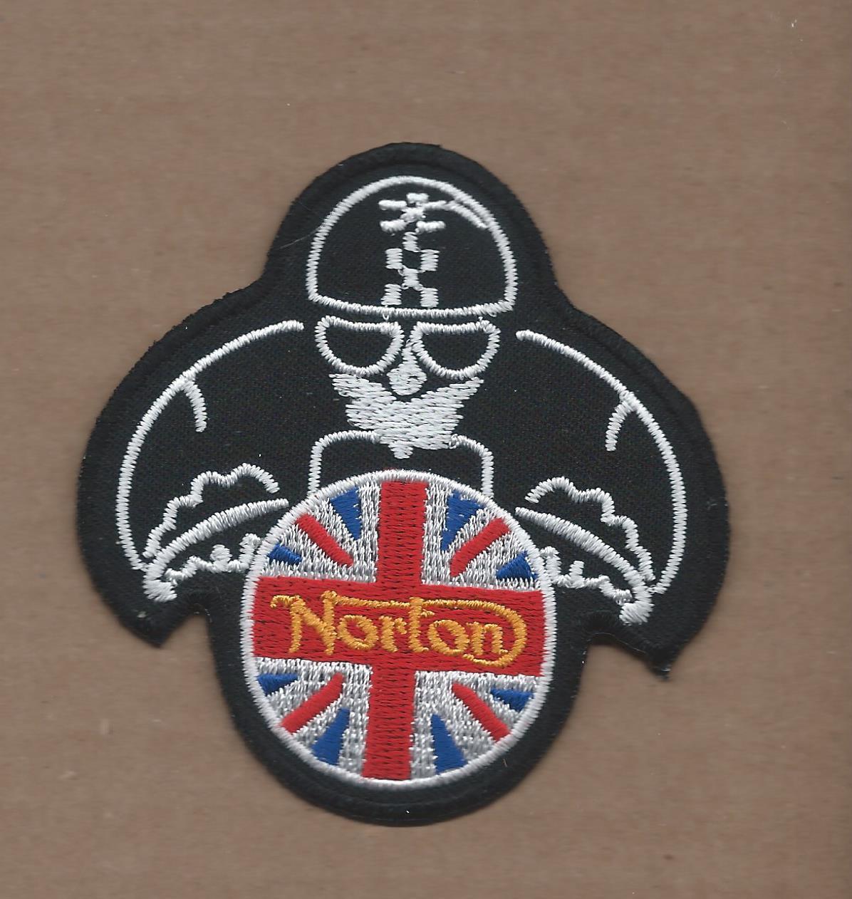New 3 1/8 Inch Norton Iron On Patch Free Shipping