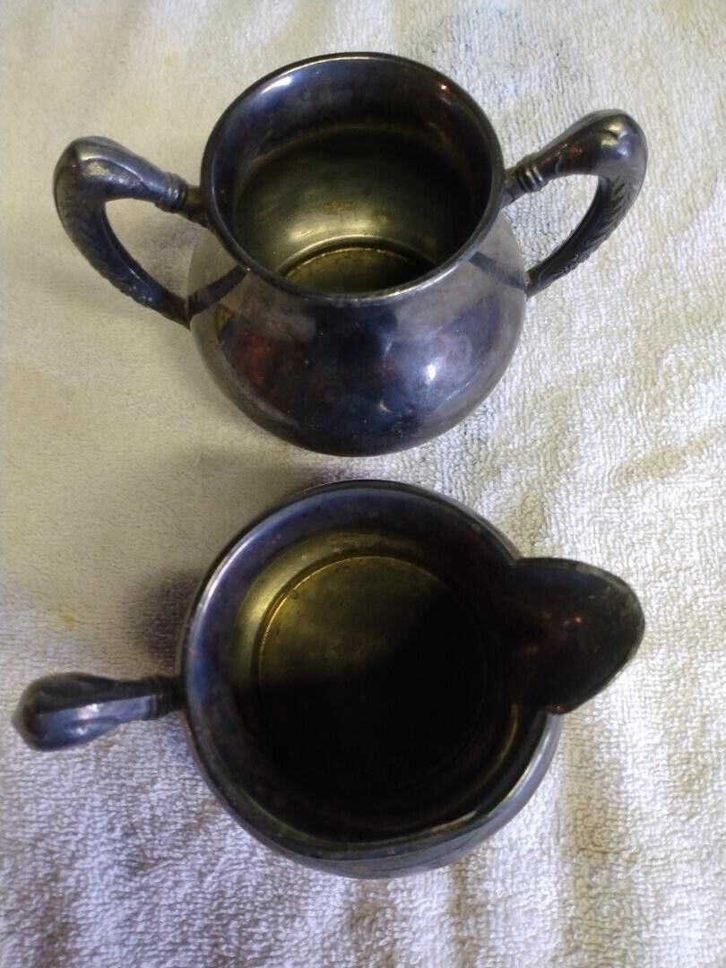 Sugar And Creamer Set By Forbes Silver Co.