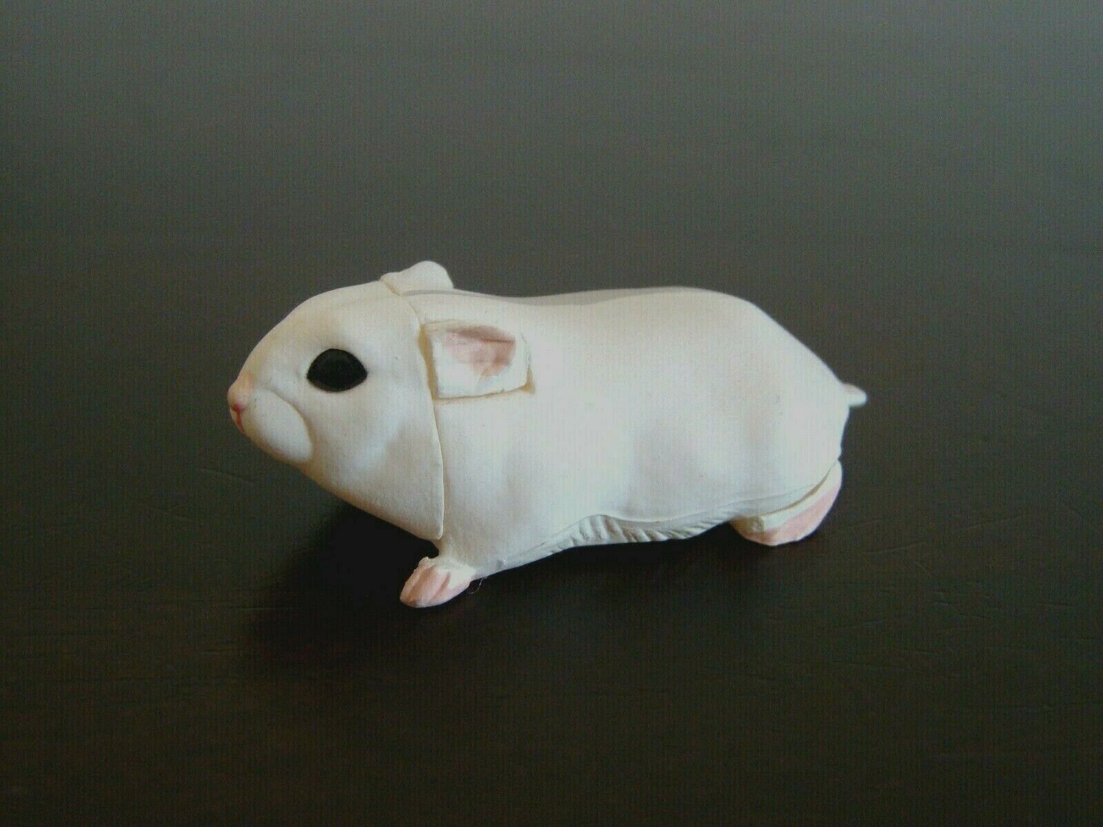 New Kaiyodo Furuta Japan Choco Egg Animal Puzzle Miniature White Hamster Mouse