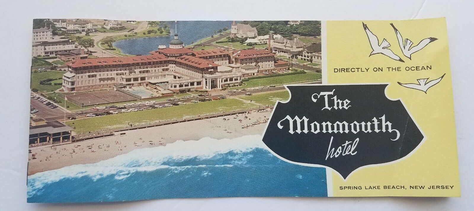 Vintage 1960s Monmouth Hotel In Spring Lake Beach, New Jersey Brochure Travel