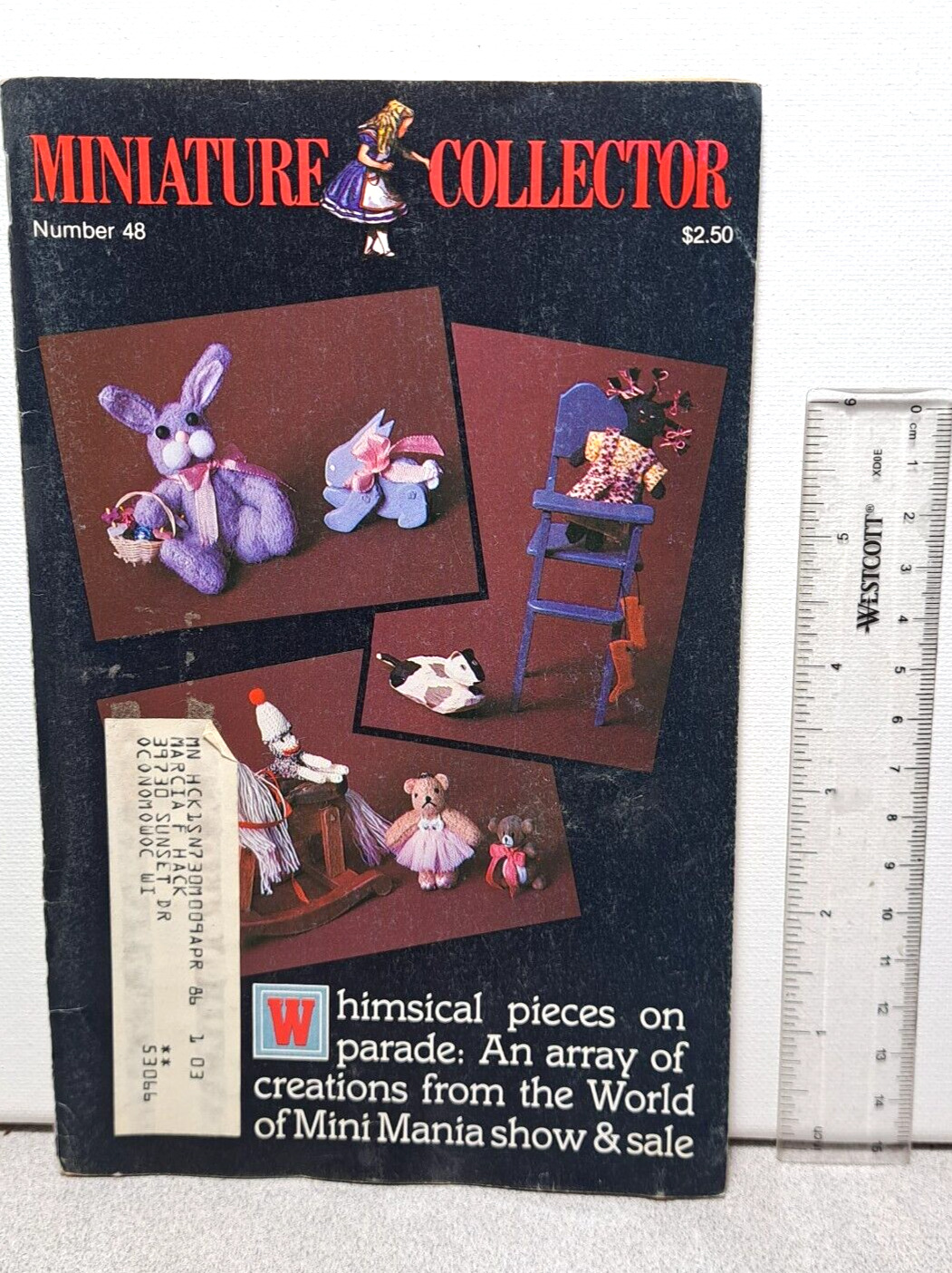 Vintage Miniature Collector Number 48 March/april 1985