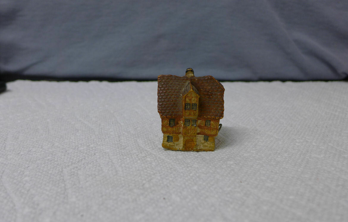 Vintage Germany Antique Clay ~ House Cottage Tape Measure