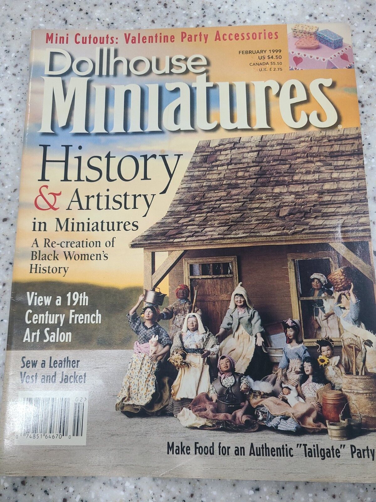 Dollhouse Miniatures Magazine - February 1999 - Oop