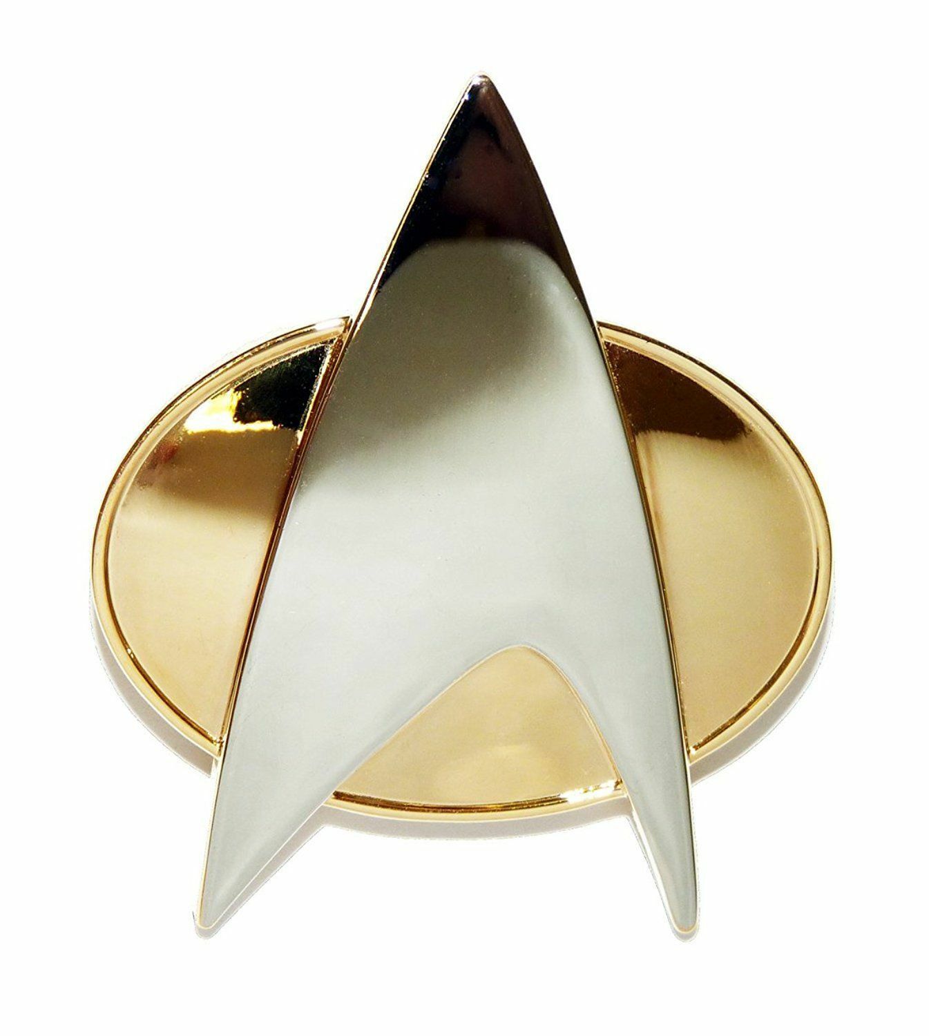 Star Trek Tng Voyager Ds-9 Cosplay Starfleet Brooch Badge Communicator Pin Box