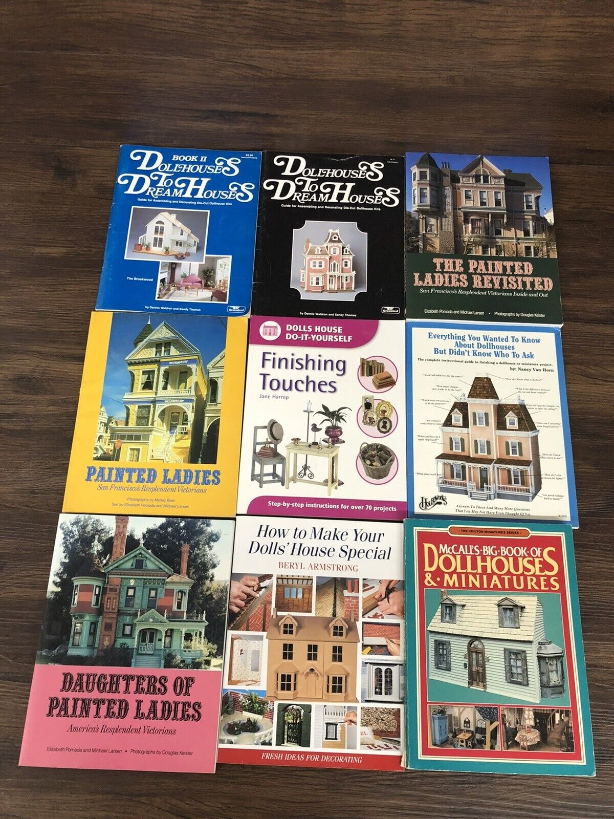 9 Book Lot Everything You Wanted To Know About Dollshouses Painted Miniatures