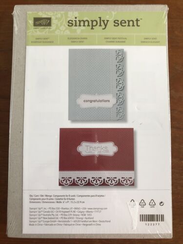 Stampin Up Simply Sent Everyday Elegance  card Kit~ New  retired