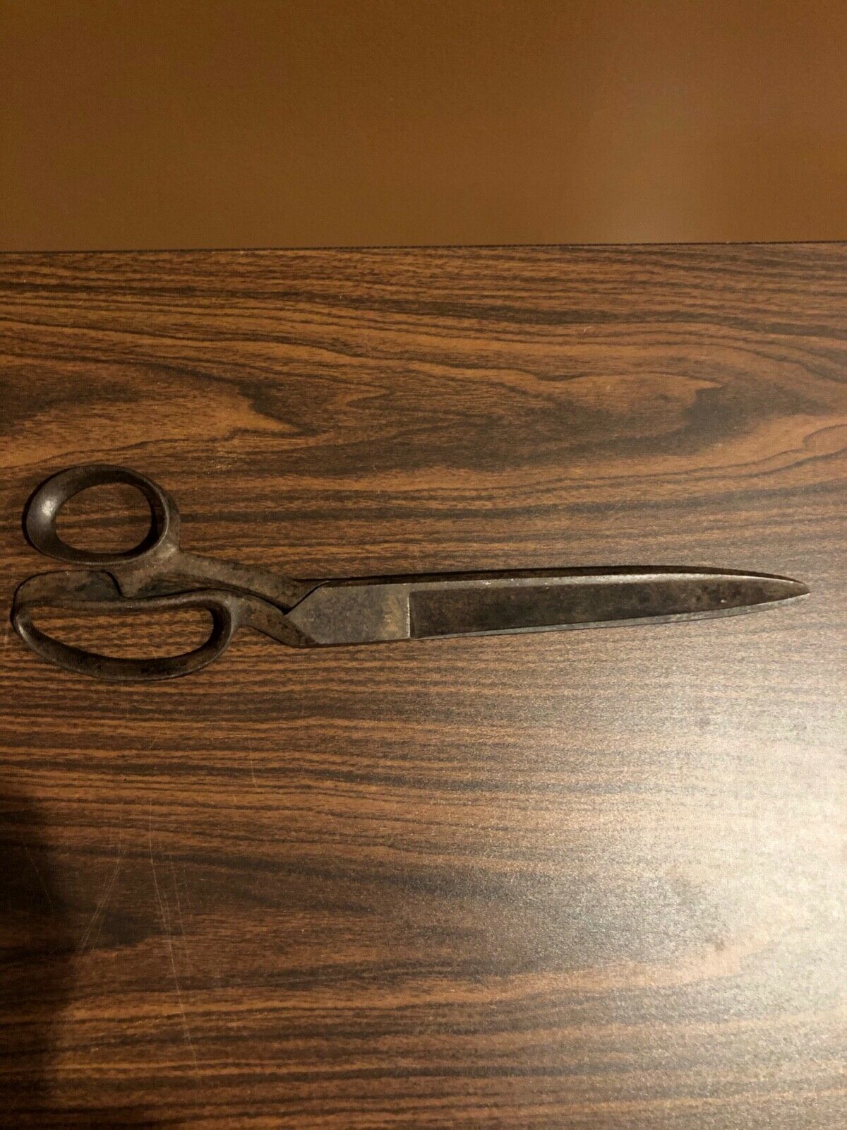 Vintage Antique Industrial Pair Tailor Shears Scissors 12.5" Long